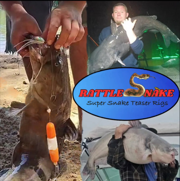 PRE TIED RATTLESNAKE RIGS WITH TEASERS
