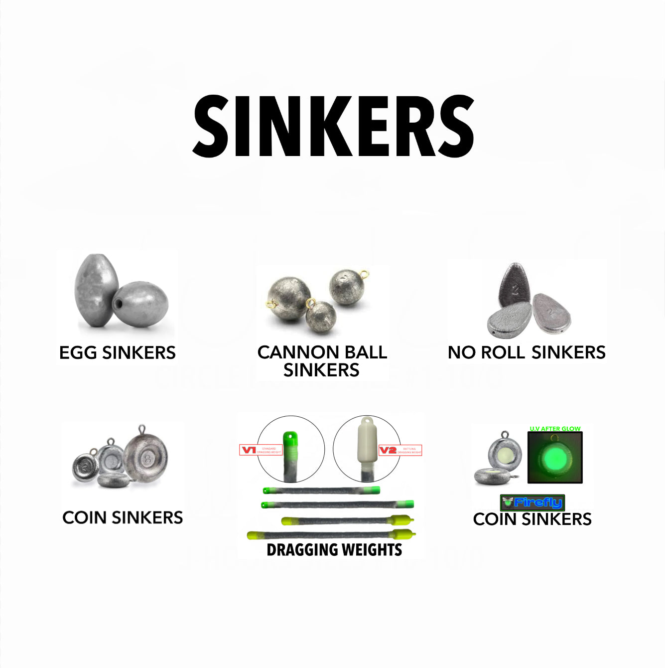 Sinkers – Southern Tackle Supply Co.