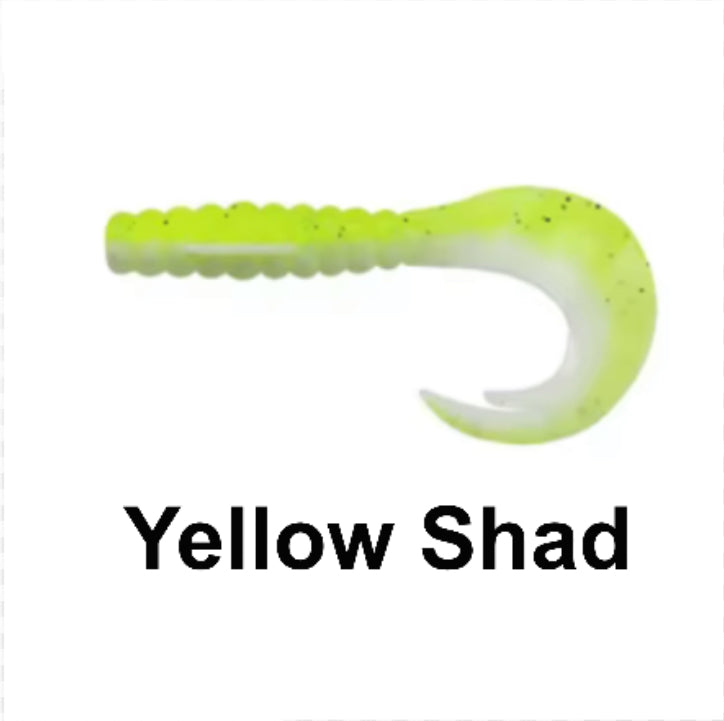 C.N 2” CURLY TAIL GRUBS