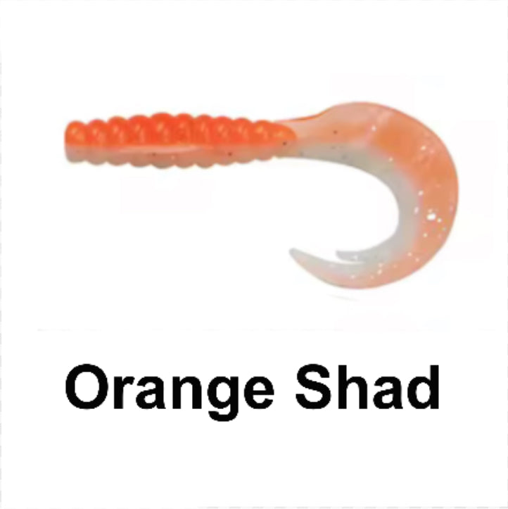 C.N 2” CURLY TAIL GRUBS