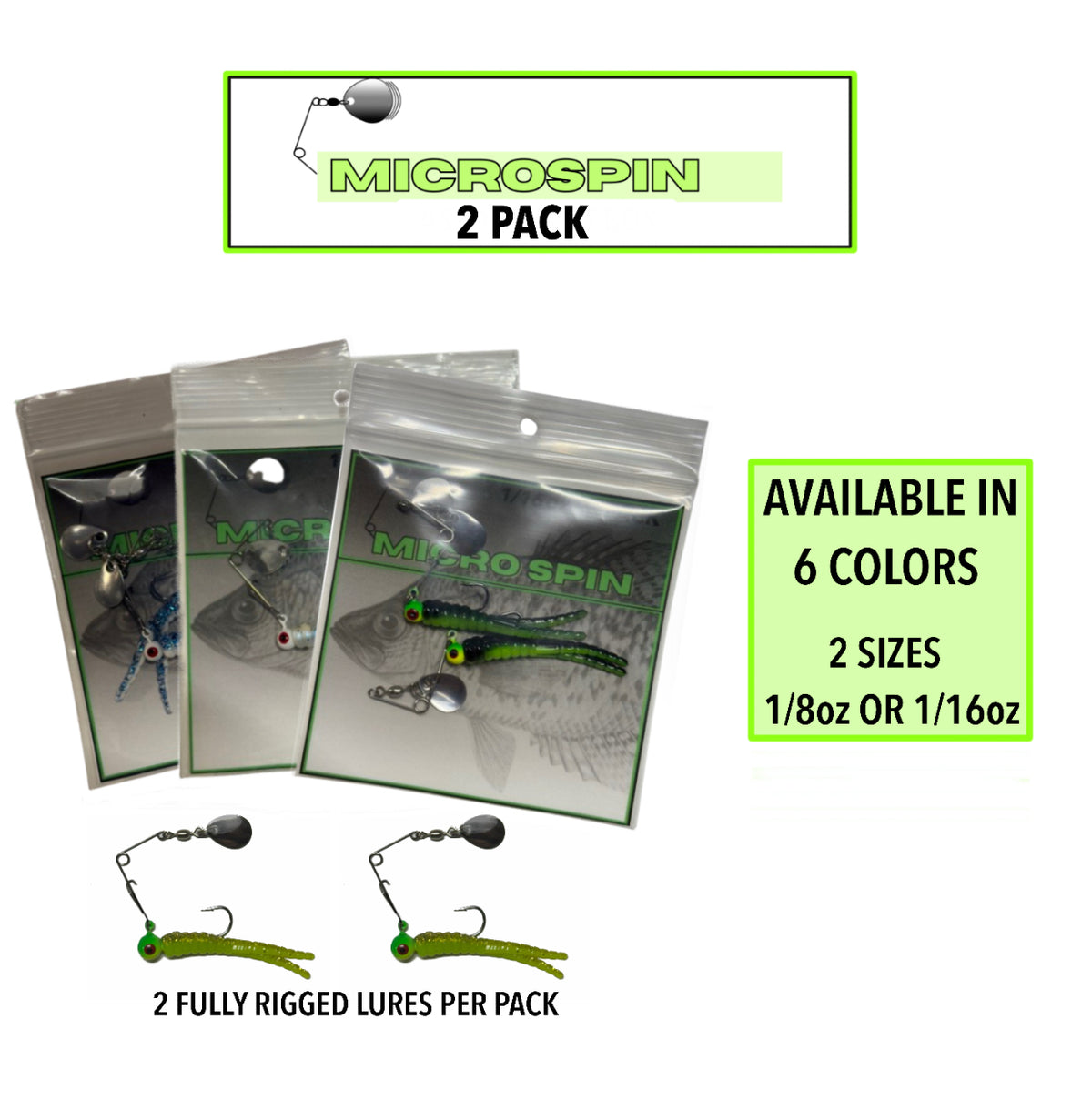 MICRO SPIN 2 PACK – Southern Tackle Supply Co.