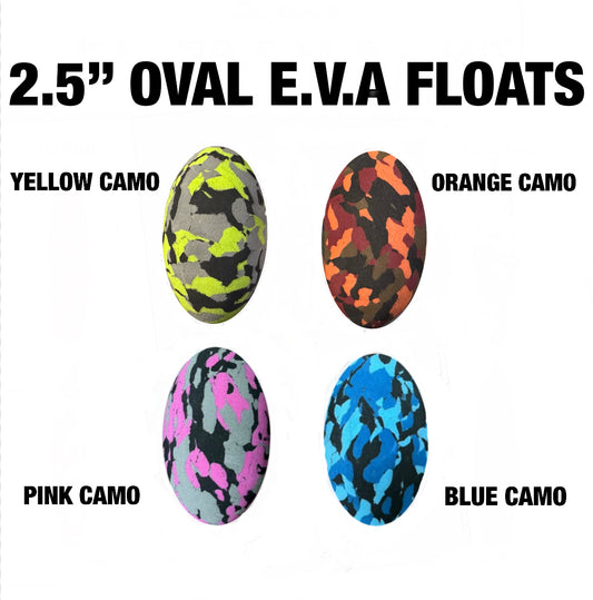 2.5” OVAL E.V.A FLOATS