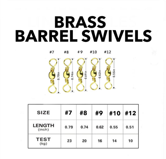 BRASS BARREL SWIVEL