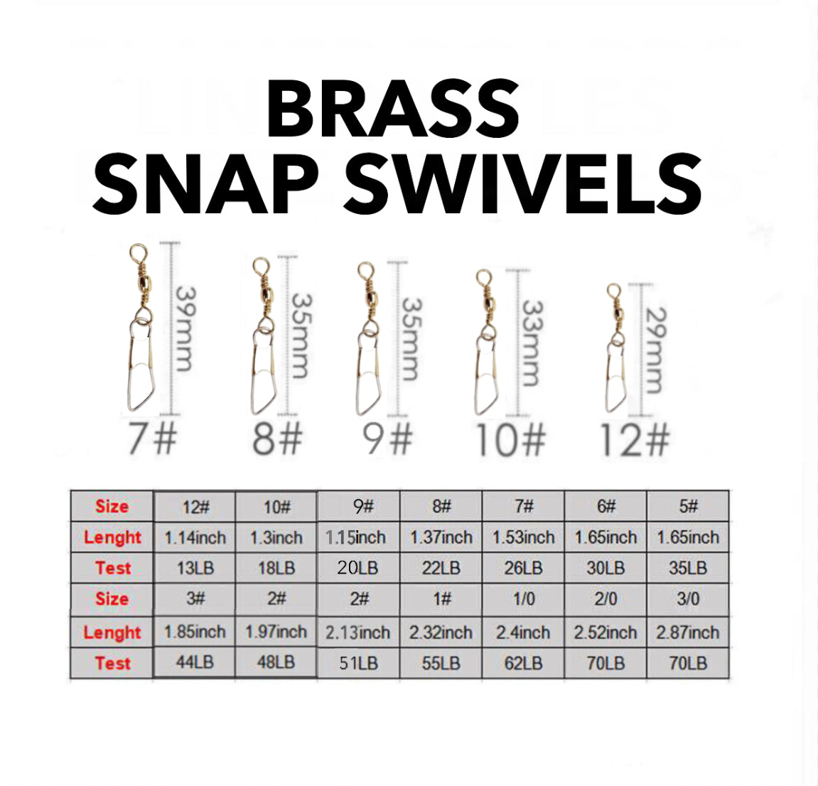 BRASS SNAP SWIVEL