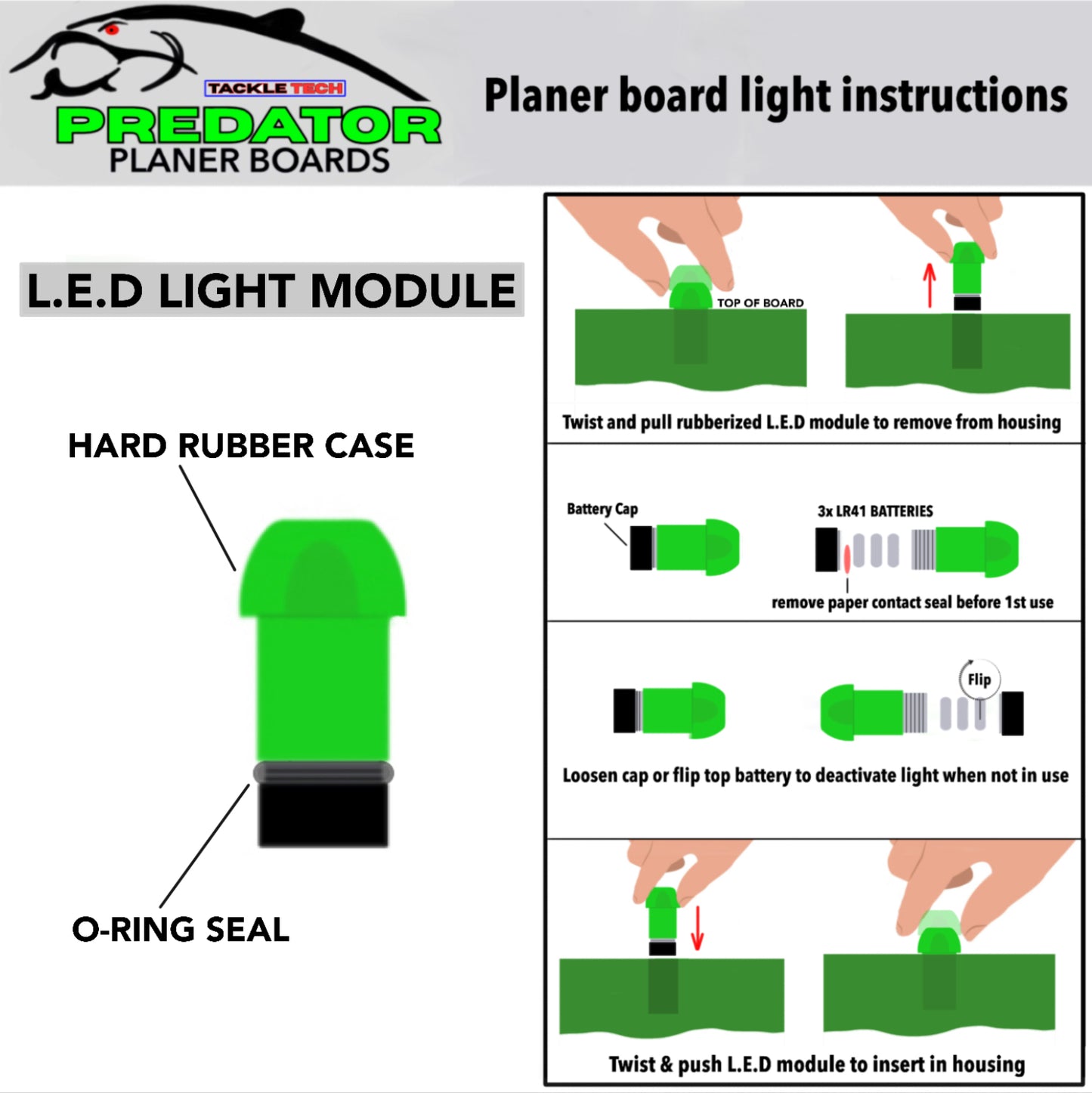 PREDATOR PLANER BOARDS