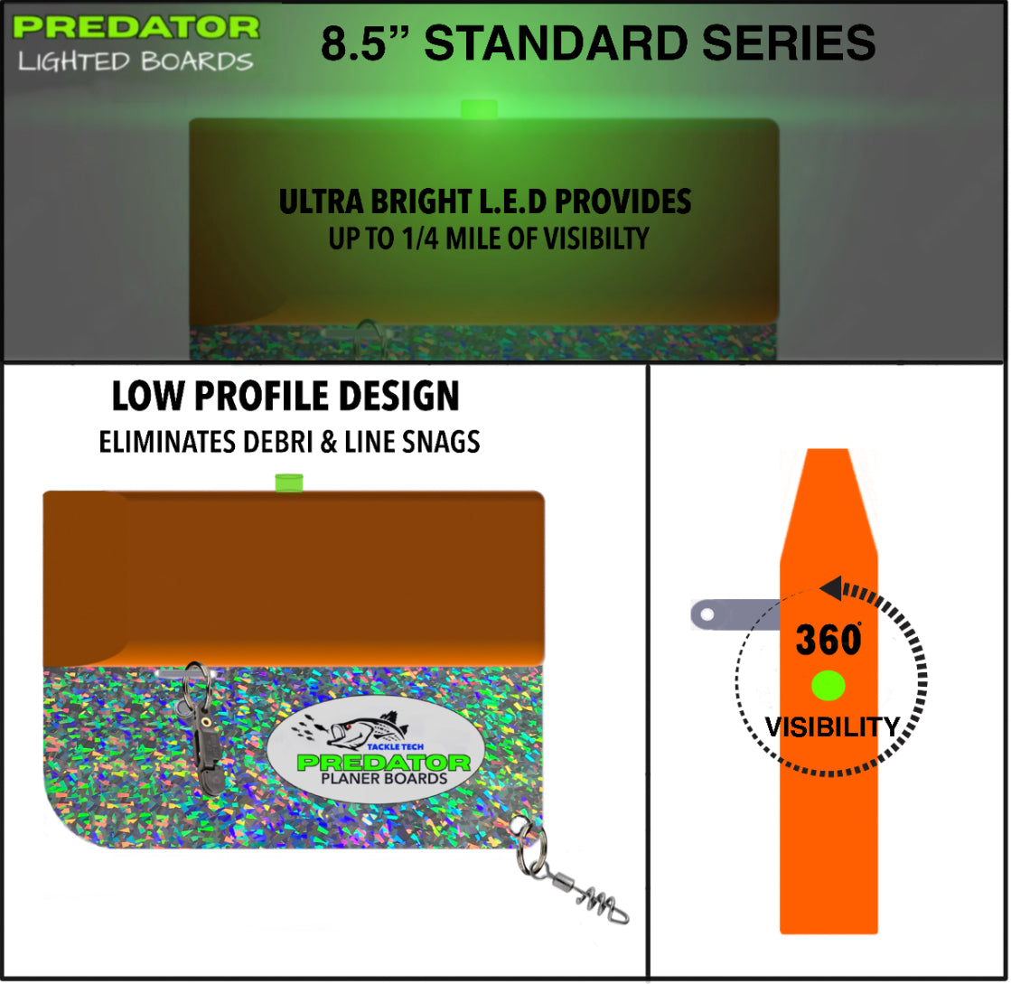 PREDATOR 8.5” STANDARD SERIES PLANER BOARDS