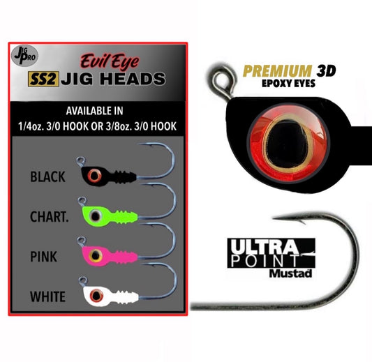 SS2 EVIL EYE JIG HEADS